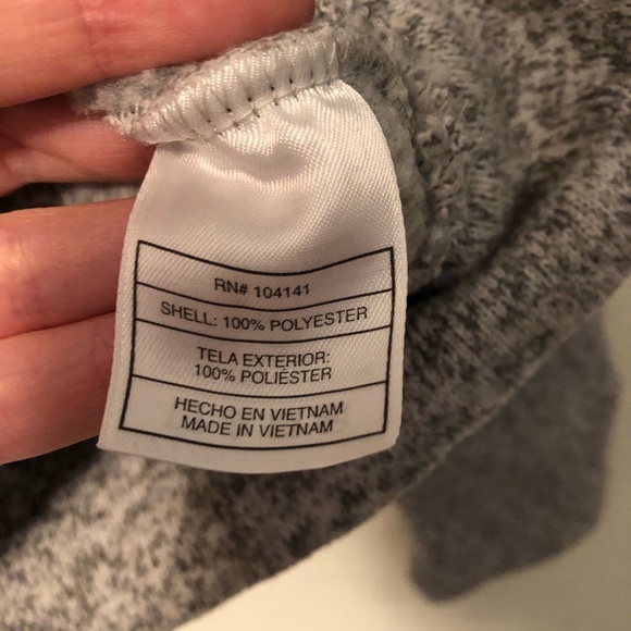 Nike ACG Hoodie Sweatshirt Fleece Grey Sherpa Hood Small S - Picture 4 of 5